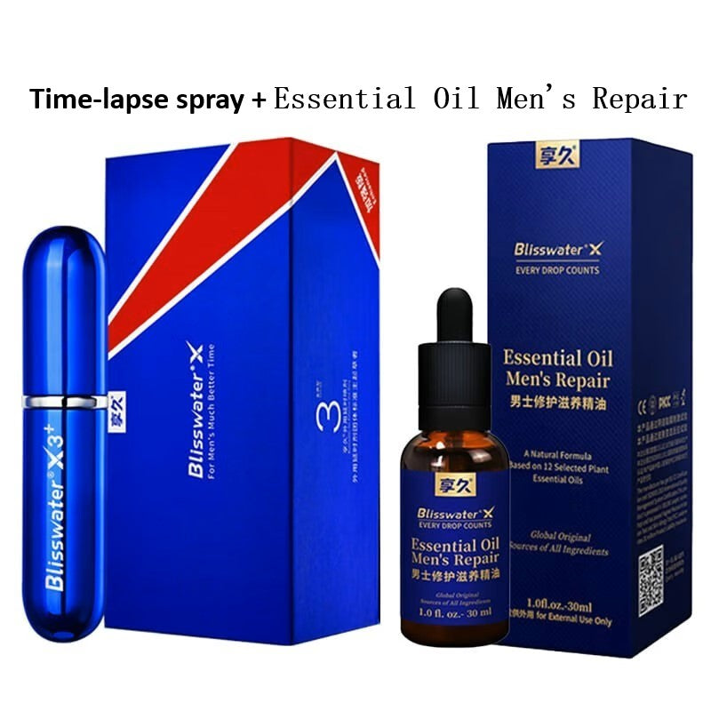 Time-lapse spray+Essential Oil Men's Repair